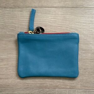 Clare V leather coin clutch